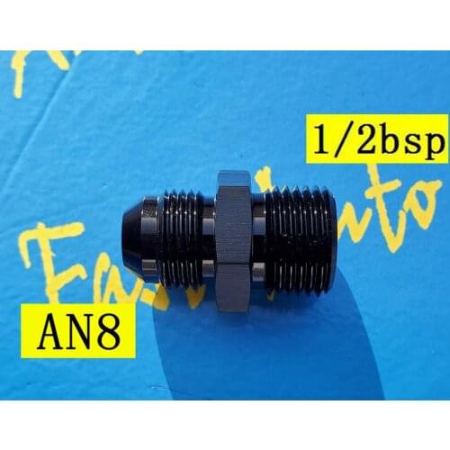 Male 1/2" BSP bspp 1/2 BSP 1/2bsp to male an8 8an an 8 Adapter adaptor Fitting