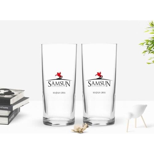Personalized Colorful Printed Samsun Design Tourist Dual Arrack Cup Seti-1
