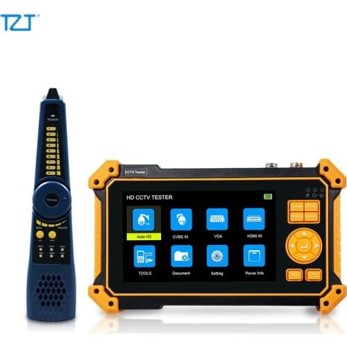 TZT HD-3200 CCTV Tester Camera Tester 8MP CVI/TVI/AHD/SDI Support VGA Input HDMI-Compatible Input 4K + Cable Tracker