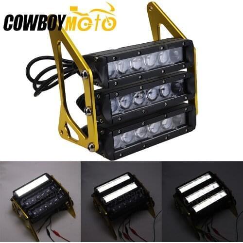 Universal Motorcycle LED Headlight Waterproof Front Fork Light Lamp For Honda Grom 125 MSX125 MSX125SF 2013 2014 2015 2016