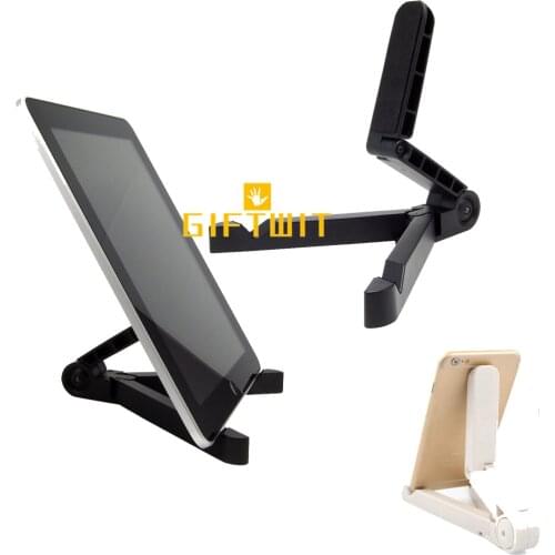 Universal Foldable Desk Phone & Tablet Holder Stand Adjustable Desktop Bracket for IPhone IPad Sumsang Huawei Tablet Cellphone