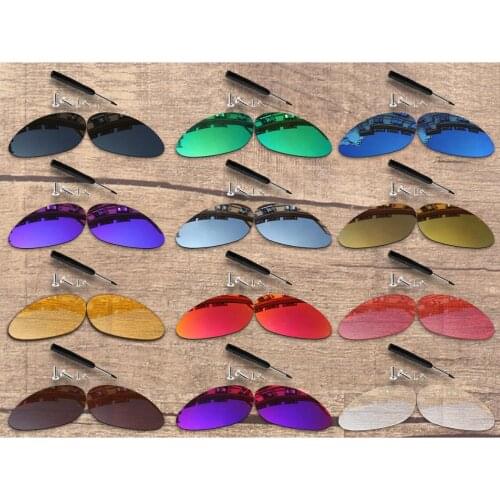 Vonxyz 20+ Color Choices Polarized Replacement Lenses + Screws + Screwdriver-T6 for-Oakley X Metal Penny Frame