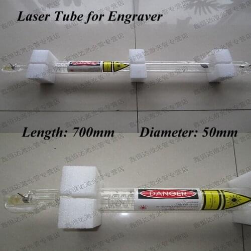 Hight Quality 700MM 40W Co2 Laser Tube for Engraver Cutting Machine + Water Pipe + Kafuter Silicone Rubber Glue CO2