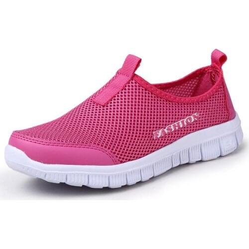 Women Vulcanize Shoes Breathable Mesh Sneakers 2019 New Fashion Sandals Loafers Water Driving Shoes Female Tenis Feminino