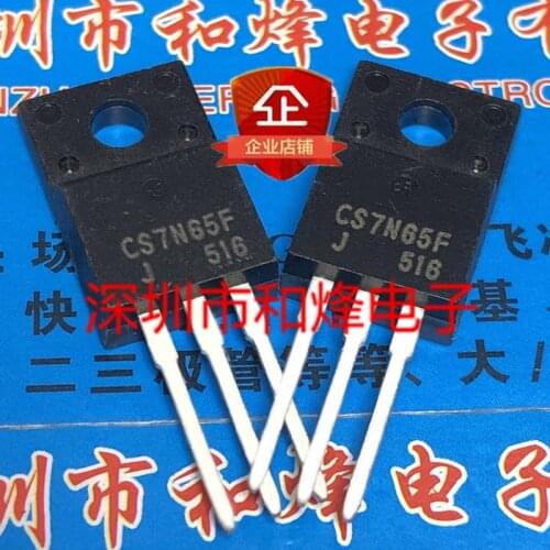 10PCS CS7N65F TO-220F 650V 7A 100% New&original