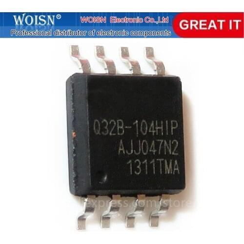 5PCS EN25Q32B-104HIP EN25Q32B 25Q32B-104HIP 25Q32B-104 EN25Q32 Q32-104HIP Q32-104 25Q32 SOP8 SMD SOP In Stock