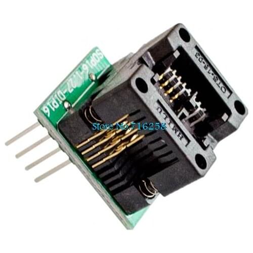 5pcs/lot SOIC8 turn DIP8 SOP8 to DIP8 IC socket Programmer adapter Socket High Quality