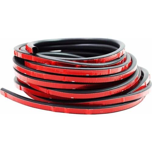 50% Hot Sales D-shape Car Vehicle Interior Moulding Trim Sound Insulation Rubber Sealing Strip