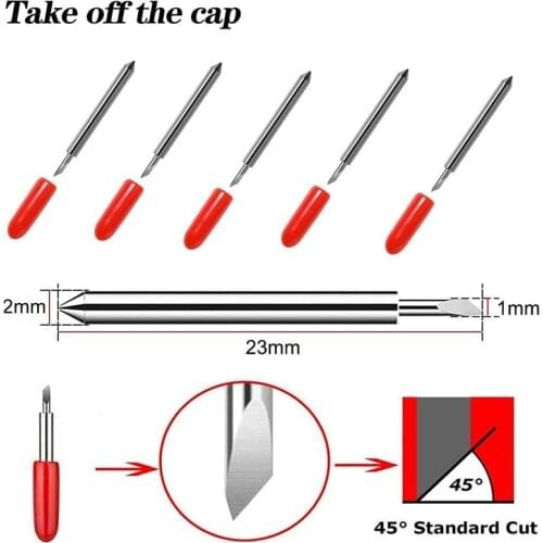 50Pcs Blades for Cricut Explore Air 2 Air Maker Expression 45 Degree Standard Vinyl Fabric Cutting Blade Replacement