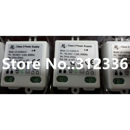 Free Shipping Power Supply LD-VU2524-01 6W 0.25A 24V LED driver Single Output Switching Power Supply Reliability Miniature