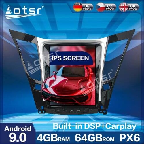 For HYUNDAI sonata 2014 - 2016 Android 9.0 Multimedia Player Tesla PX6 4G+64GB Car Radio Auto GPS Navigation DSP carplay WIFI BT