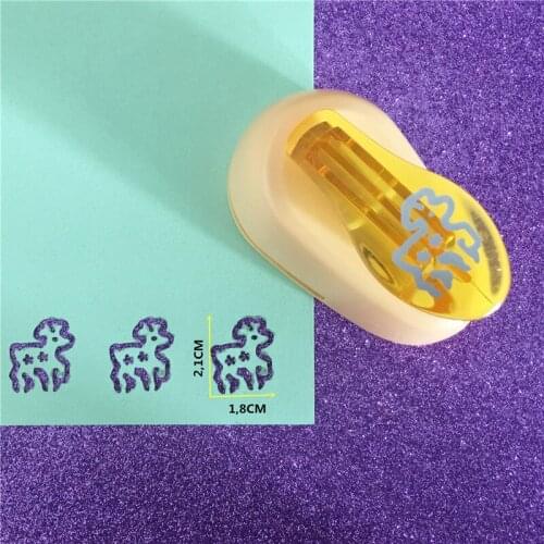 1 inch hollow deer shape punch craft Elk hole puncher for scrapbooking Kids scrapbook paper cutter Embossing fawn sharper