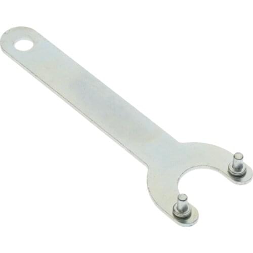 1Pc Carbon Steel Wrench for 125/150 Grinding Machine Angle Grinder Wrench Spanner Lock Flange Nut Pin Power and Hand Tools Parts