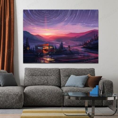 Out Of Time Canvas Decoration Prints Poster Pictures Home Decor Living Room Bedroom Art Painting Abstract Anime