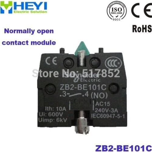 Push button switch Normally open contact module ZB2-BE101C