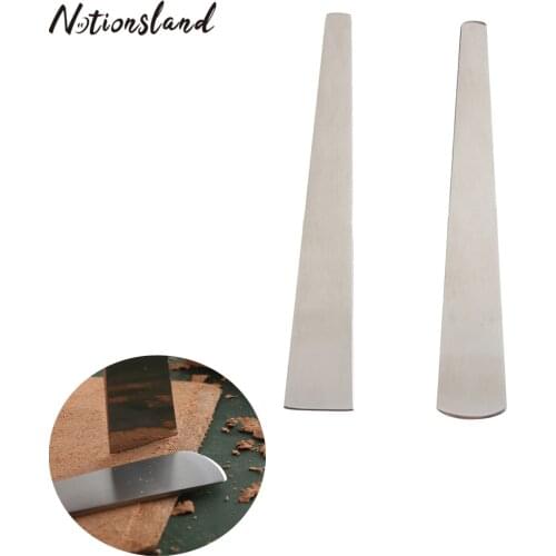 Creative Stainless Steel Leather Cutting Knife Tool Leather Skinning Shovel Handmade Thinning Knife Leathercraft DIY Sewing Tool