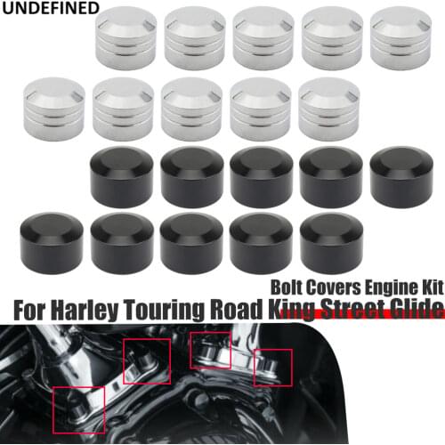 Motorcycle Head Bolt Cover Schrauben Motor Bolts Cap Screw Cover 10pcs for Harley Twin Cam Touring Softail Dyna Sportster XL 883