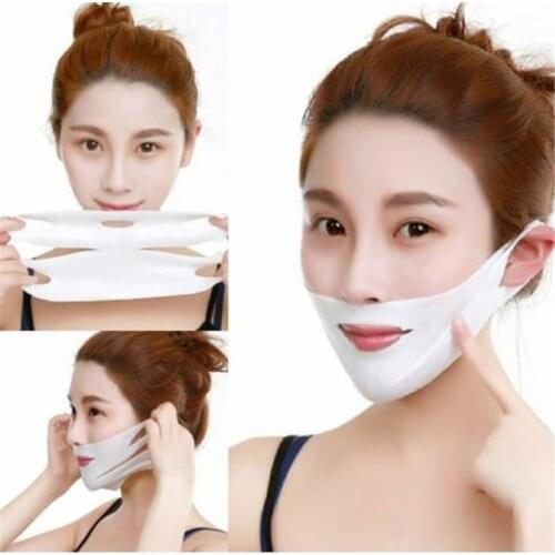 Lifting Facial Mask V Shape Face Slim Chin Check Neck Lift Peel-off Mask V Shape Facial Slimming Bandage Mask Skin Care Beauty