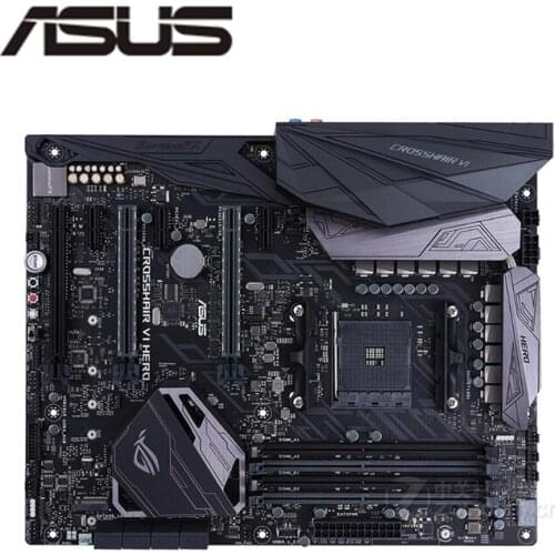 For ASUS ROG CROSSHAIR VI HERO Motherboard Socket AM4 DDR4 For AMD X370 X370M Original Desktop Mainboard Used Mainboard