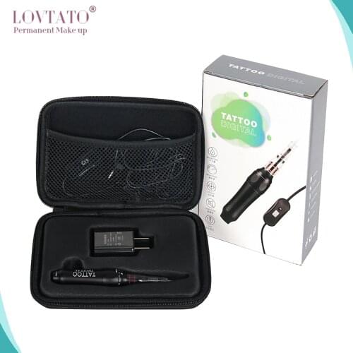 Mini Permanent Makeup Machine Digital Tattoo machines Microblading eyebrow design tools pen Needle Cartridge Semi-PMU Machine