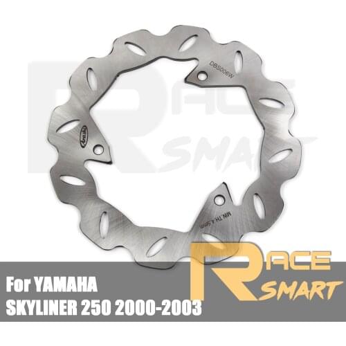 Motorcycle Rear Brake Discs For YAMAHA SKYLINER 250 2000-2003 CNC Fixed Brake Disks Rotors SKYLINER250 2001 2002 Skyliner 250
