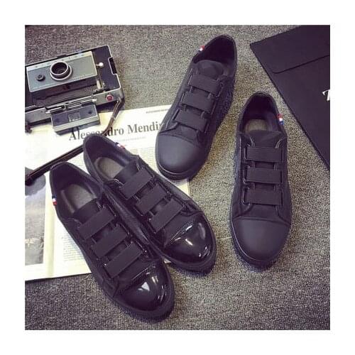 New High Quality Mens Casual Shoes Breathable Men Popular Black Canvas Shoes Flat Geometric Male Sport shoes