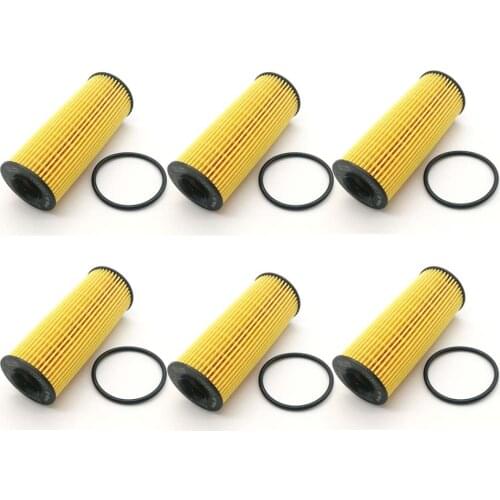 Yubao 6 Sets Oil Filter Kits For Chrysler Dodge Jeep Ram Routan 3.6L 2011-2013 68079744AC 68079744AB