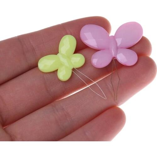2pcs needle threader sewing machines plum blossom butterfly shape craft tool