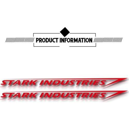 New car sticker fuel tank sticker wheel helmet MOTO waterproof reflective logo suitable for iron man ironman stark industries