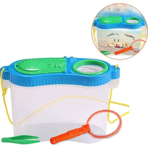 Early Education Toy Insect Feeding Experimental Observation Box Insect Research Plastic Tool Box Set Puzzle Toy