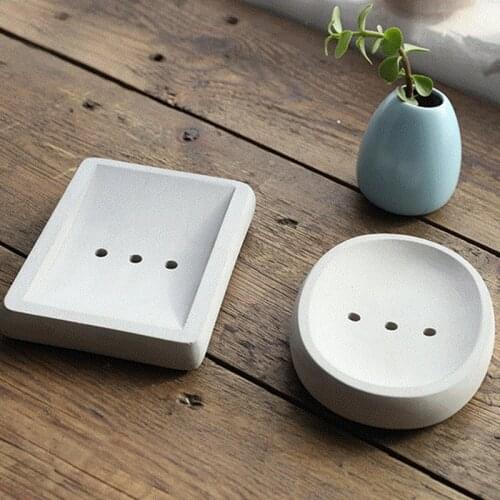 Silicone Tray Molds for Soap Wash Soap Holder Molds Concrete Cement Tray Molds Jesmonite Clay Mold Soap Dish Molds