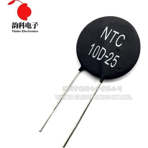 10pcs Thermistor Thermal Resistor NTC 10D-25