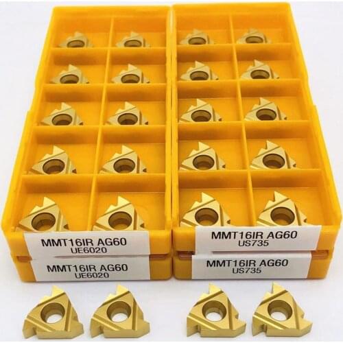 MMT 16IR AG60 UE6020 US735 carbide insert turning tool CNC lathe tool MMT16IRAG60 thread insert turning part tool turning tool
