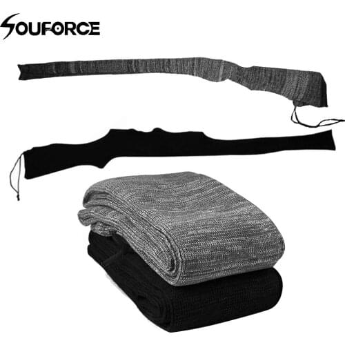 2 Color Rifle Knit Air Gun Sock 54" Polyester Silicone Treated Rifle Protector Shotgun Cover Case Storage Sleeve Firearm Fabric