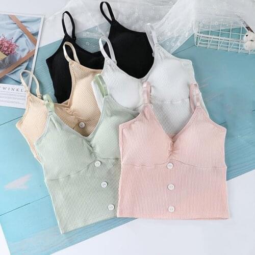 Woman Knitted Tank Top Women Strap Vest Sexy Female Knitting Crop Top Dropshipping