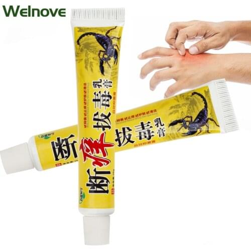 1Pc 15g Scorpion Venom Antipruritic Psoriasis Eczema Cream Dermatitis Bedsore Ointments Antibacterial Psoriasis Cream Skin Care