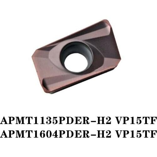 100% Original APMT APMT1135PDER H2 VP15TF APMT1604PDER 10pcs Carbide Insert CNC lathe Insertion Milling And Turning Tools