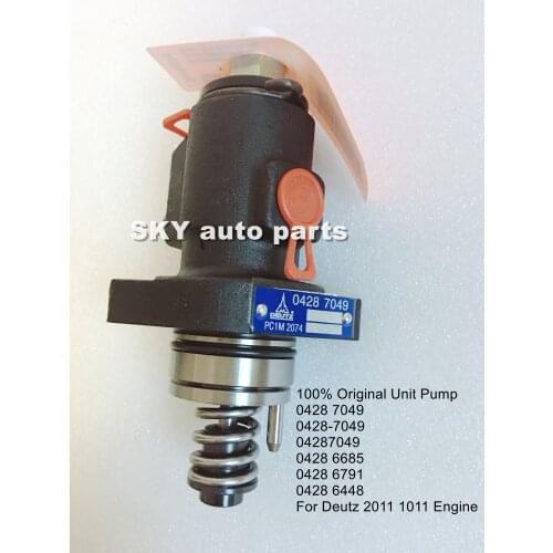 100% Original Unit Pump 0428 7049 0428-7049 04287049 0428 6685 0428 6791 0428 6448 For Deutz 2011 1011 Engine