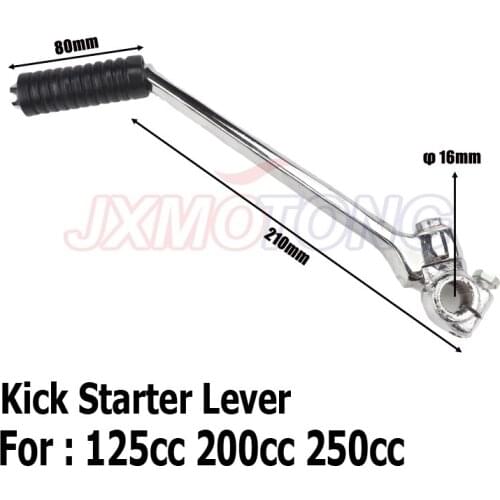 16mm Kick Starter Lever for Vertical engine 150cc 200cc 250cc dirt bike pit bike motorcycle motocross Engine Racing bike