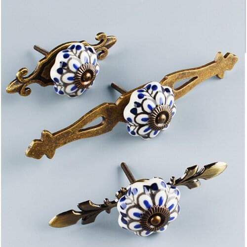 2pcs Free Shipping 5"Modern simple Ceramic single hole handles High grade Dresser Cabinets pulls European wardrobe drawer knobs