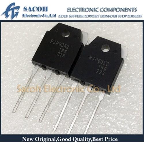 Free shipping 10Pcs RJP63K2DPK-MO RJP63K2DPK RJP63K2 TO-3P 35A 630V Power IGBT transistor