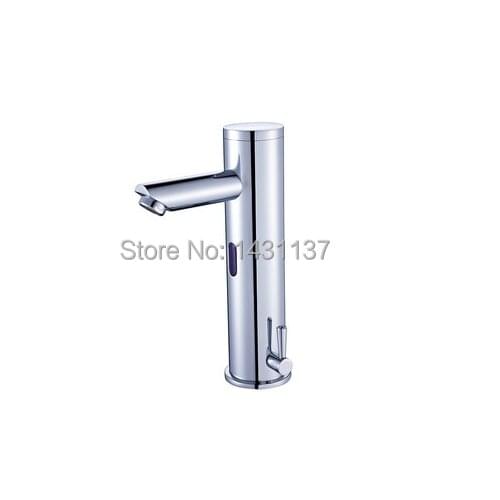 Free shipping Fashion [B&R] Bathroom Brass Chromed hot and cold automatic sensor sink basin bathroom faucet