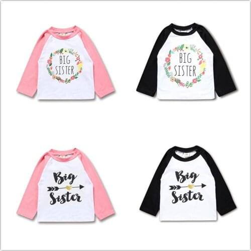 Girls Baby Print T-shirts Kids Long Sleeve Tees Cotton Boys Base Tshirts Childrens Tops Toddler Clothes
