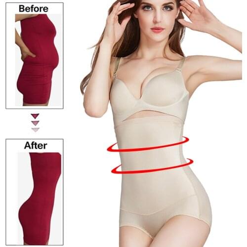 Women High Waist Control Panties Belly Flat Slimming Sheath Underwear Sexy Body Shaper Seamless Butt Lifter Modeling Briefs