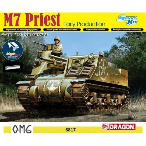 DRAGON 1/35 6817 America Howitzer Priest M7 Early Production Magic Track 2019