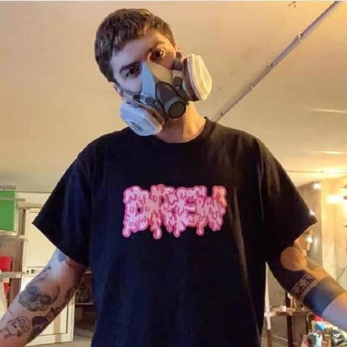 DREW T Shirt Summer 100% Cotton Men O-neck T-shirt Male Womens tshirt Short Sleeve High Quality Tops HOUSE JUSTIN Brand Smiley