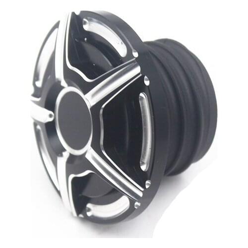 Motorcycle CNC Gas Cap Fuel Oil Tank Cover Contrast Cut For Harley Softail Sportster XL883 1200