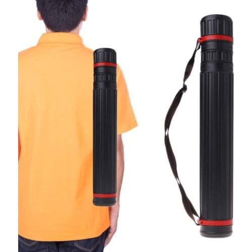 Flexible Plastic Telescopic Bluprint Document Painting Paper Storage Tube Box Dropshipping