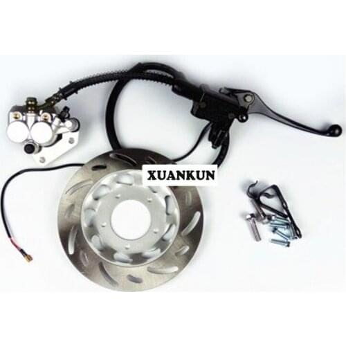 CG125 Motorcycle Modified Front Disc Brake Kit Oil Brake Disc Brake Pump Disc Brake Disc 110 Curved Beam Car Disc Brake