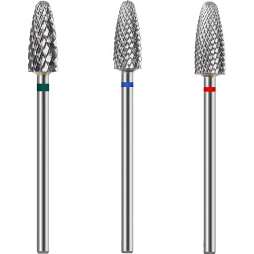 Cone Carbide Tungsten Nail Drill Bit Manicure Drill For Milling Cutter Nail Files Buffer Nail Art Equipment Accessory